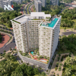 Lush green parks surrounding Cove Grand residences